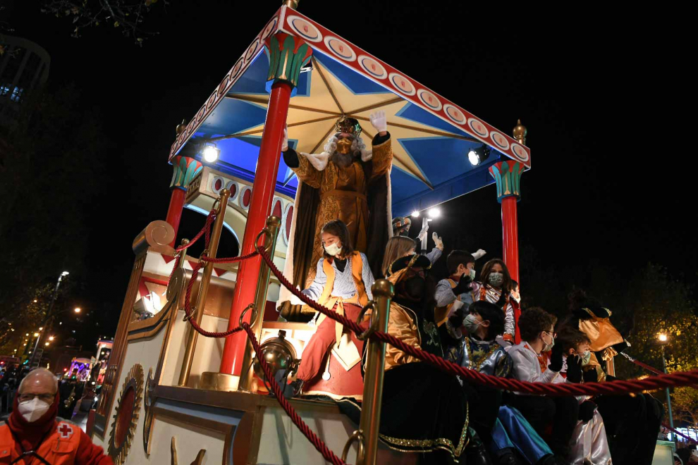 Foto de la cabalgata de los Reyes Magos de Zaragoza