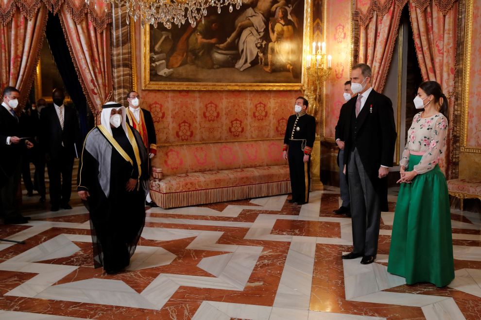 Recepción real al cuerpo diplomático acreditado en España