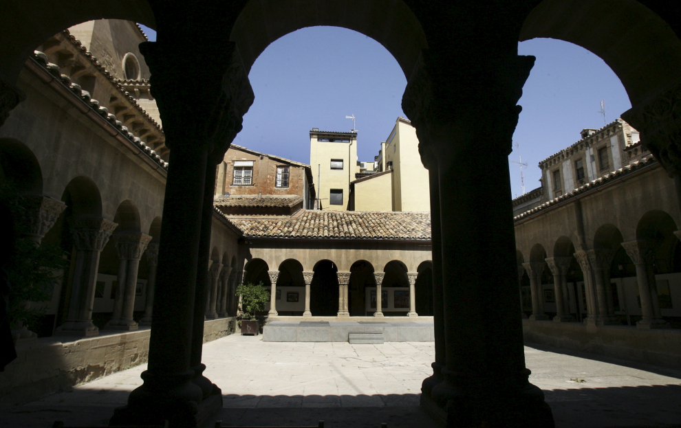 Claustro de San Pedro el Viejo de Huesca, en una imagen de archivo.