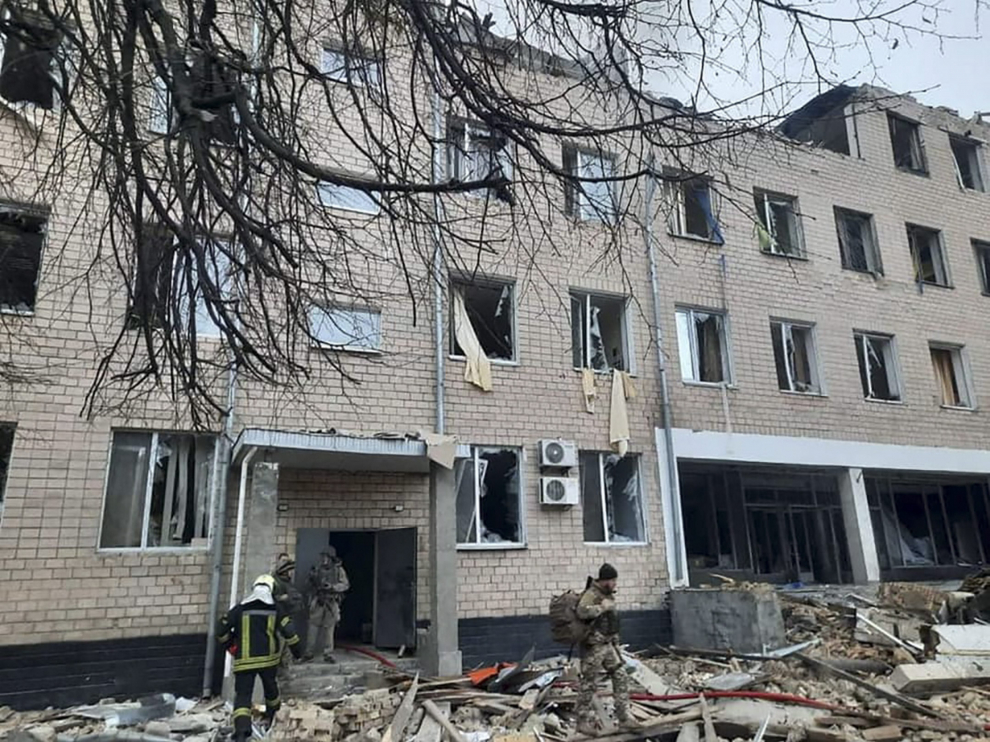 Explosión en Kiev.