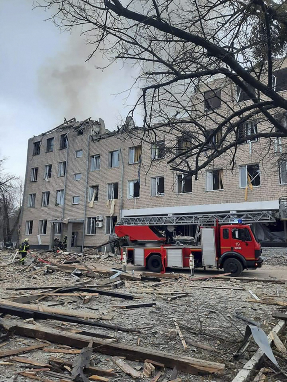 Explosión en Kiev.