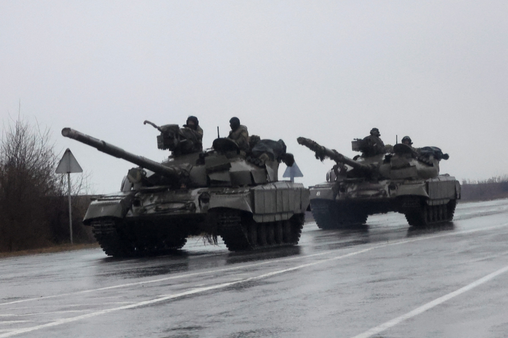 Tanques en Ucrania.