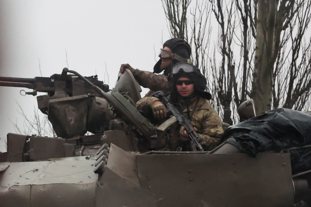 Tanques en Ucrania.
