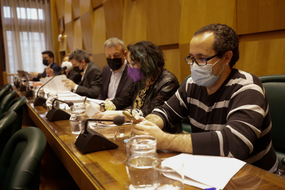El pleno del Ayuntamiento de Zaragoza.