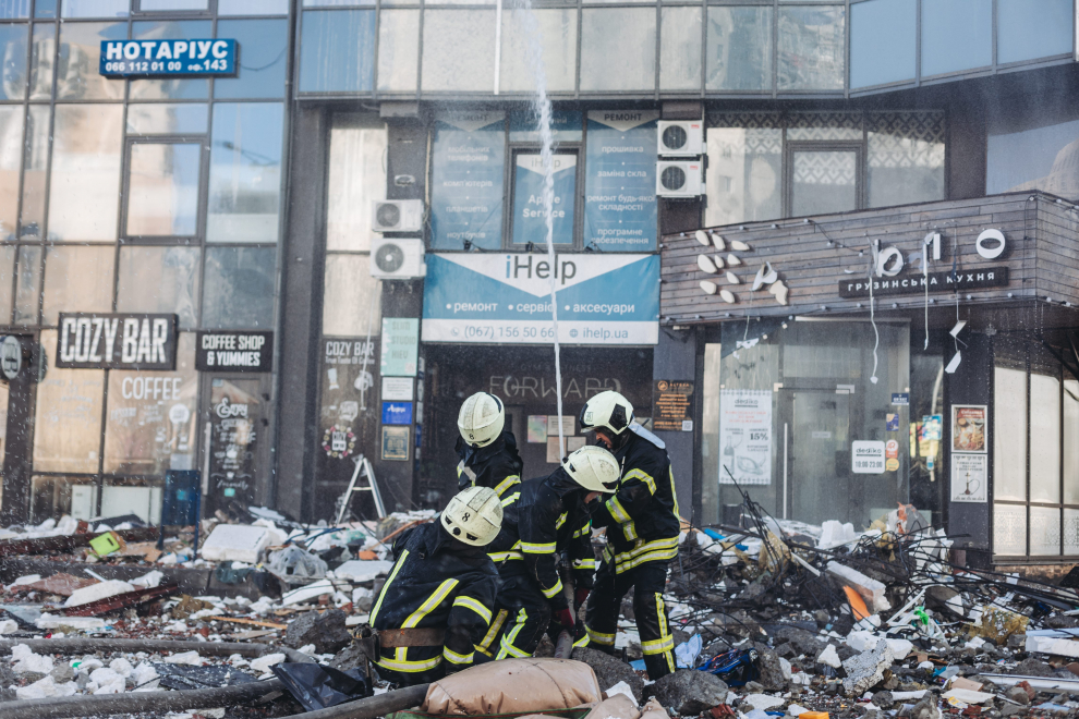 Imágenes | Cuarta jornada del ataques de Rusia en Ucrania