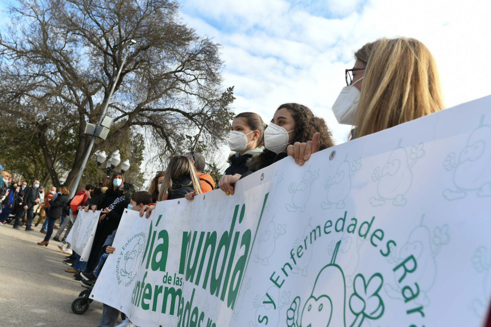 Las enfermedades raras 'toman' el Parque Labordeta