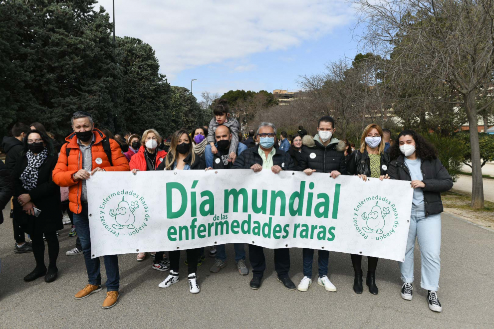 Las enfermedades raras 'toman' el Parque Labordeta