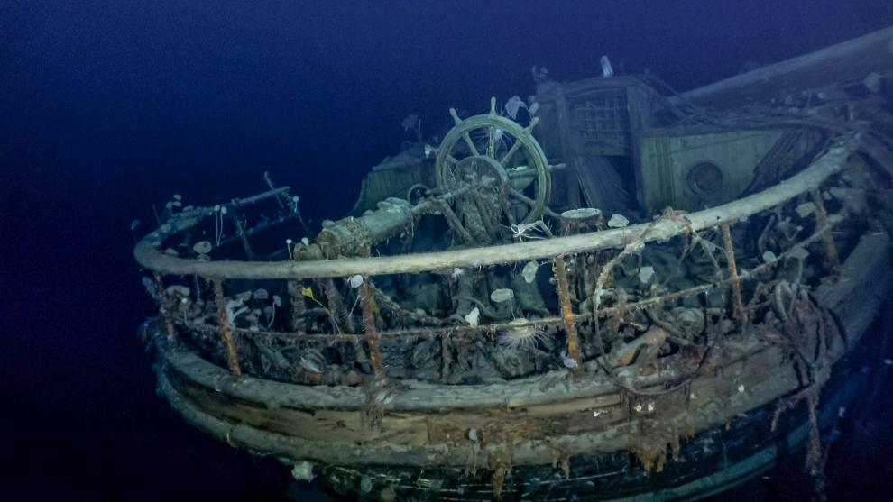 Encuentran el pecio del 'Endurance', el barco hundido de Shackleton en 1915