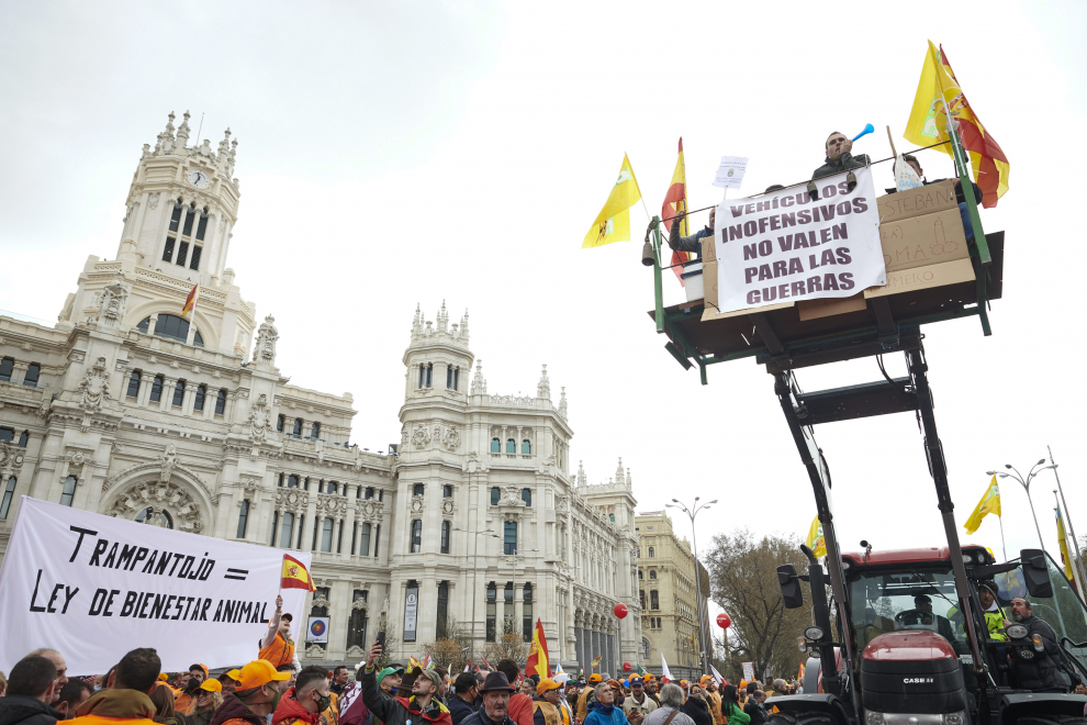 Manifestación del campo en Madrid.