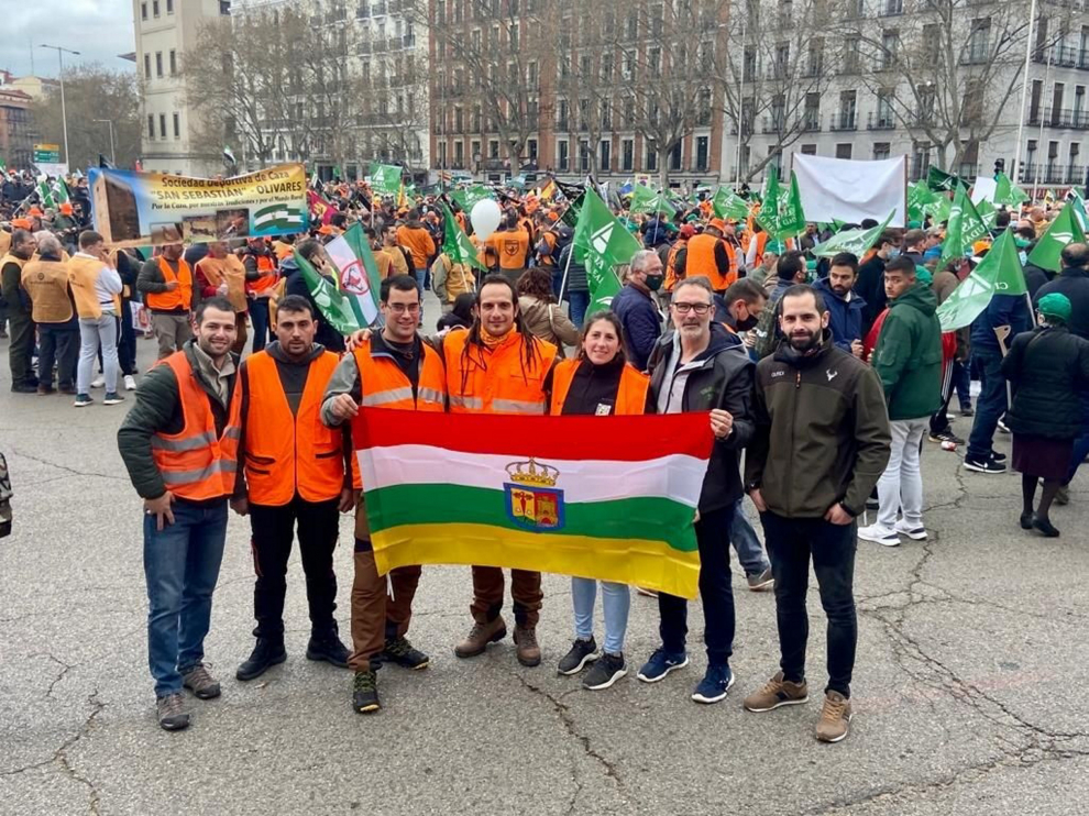Manifestación del campo en Madrid.