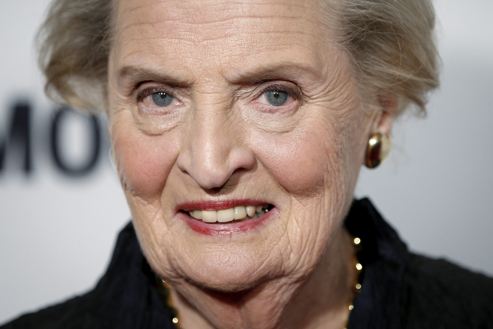 FILE PHOTO: Former U.S. Secretary of State Madeleine Albright attends the annual Munich Security Conference in Munich, Germany February 14, 2020. REUTERS/ Andreas Gebert/File Photo PEOPLE-MADELEINE ALBRIGHT/