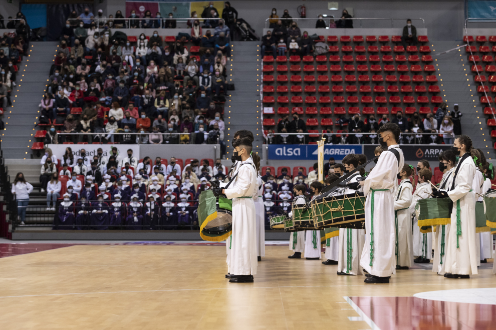 Imágenes de la exaltación infantil de instrumentos de Semana Santa
