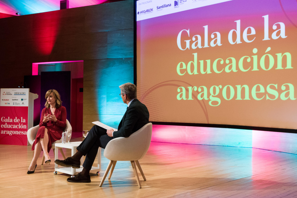 Foto de la Gala de la Educación Aragonesa en la sala Luis Galve del Auditorio de Zaragoza
