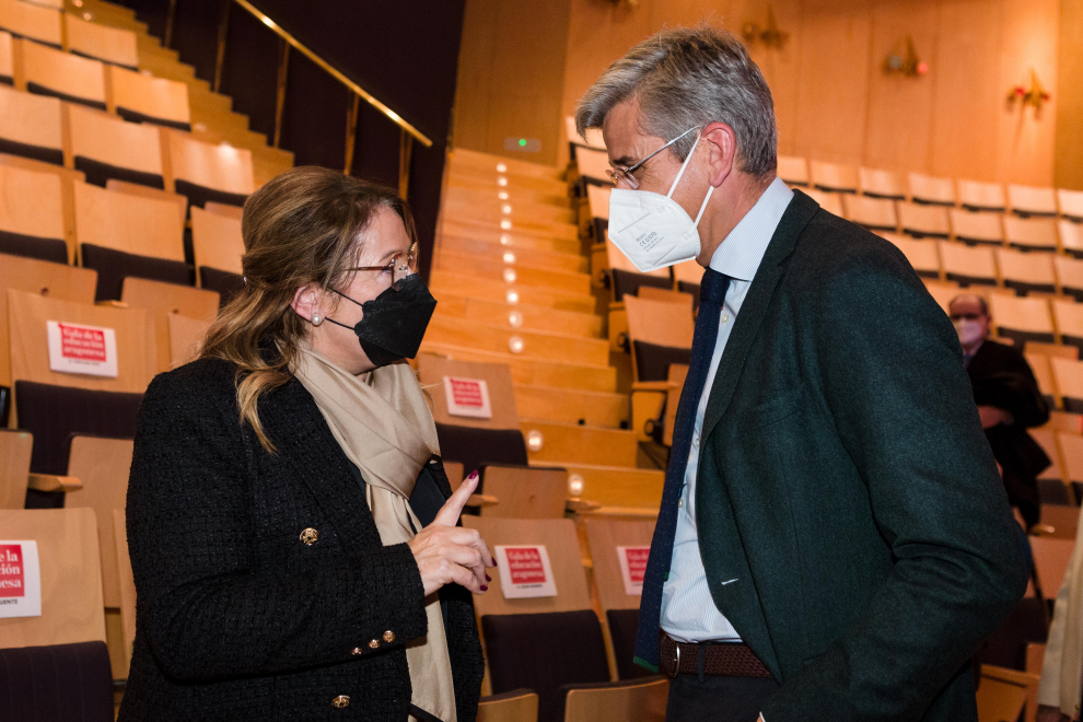 Foto de la Gala de la Educación Aragonesa en la sala Luis Galve del Auditorio de Zaragoza
