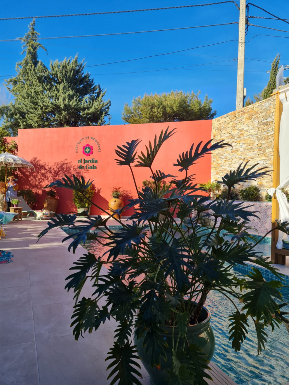 El Jardín de Gala, un alojamiento rural de estilo exótico en Castejón de los Monegros.