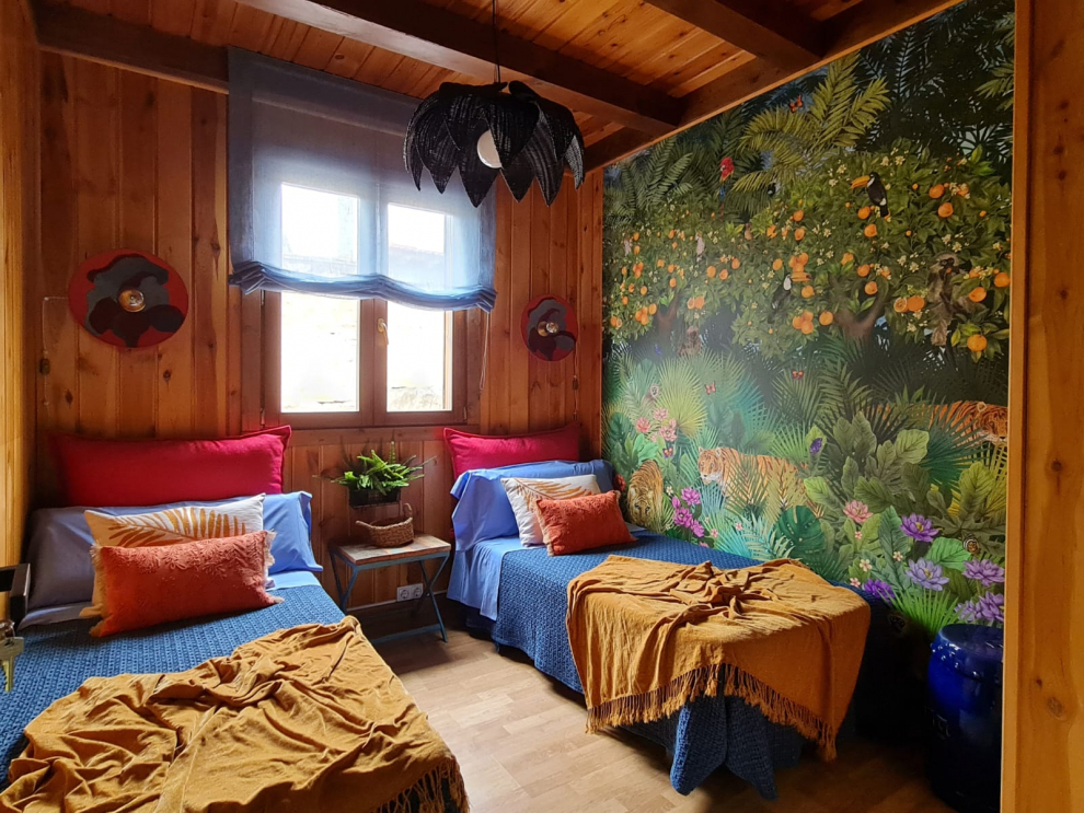 El Jardín de Gala, un alojamiento rural de estilo exótico en Castejón de los Monegros.