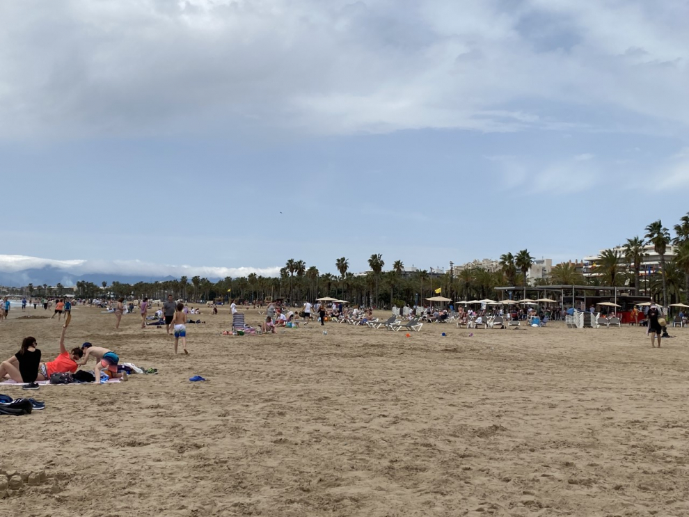 Turismo en la Costa Dorada: playa del Levante en Salou
