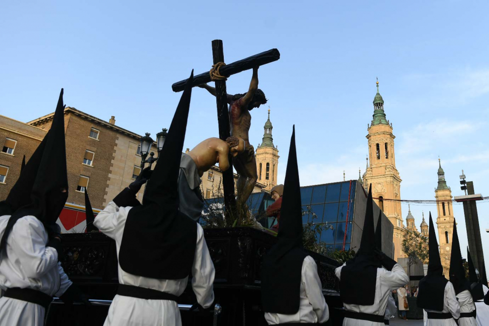 Procesión del Santo Entierro en Zaragoza.