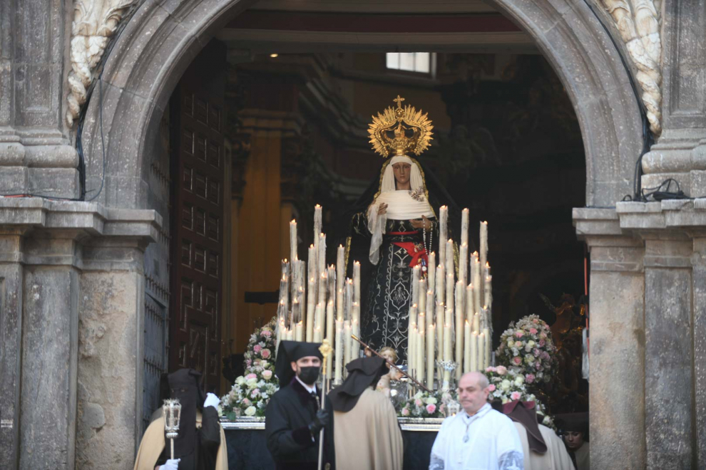 Es la más multitudinaria de la ciudad; participan en ella todas las cofradías, congregaciones y hermandades.