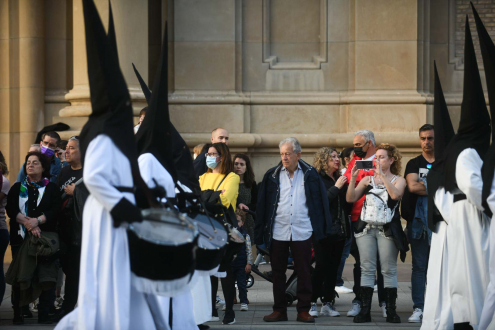 Procesión del Santo Entierro en Zaragoza.