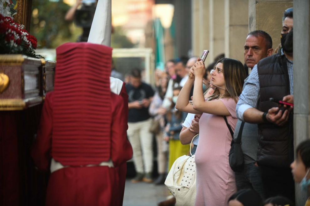 Procesión del Santo Entierro en Zaragoza.