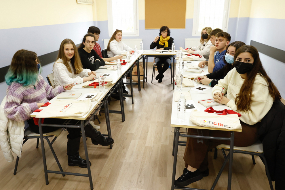 La princesa Leonor, en una charla con jóvenes sobre el uso de internet