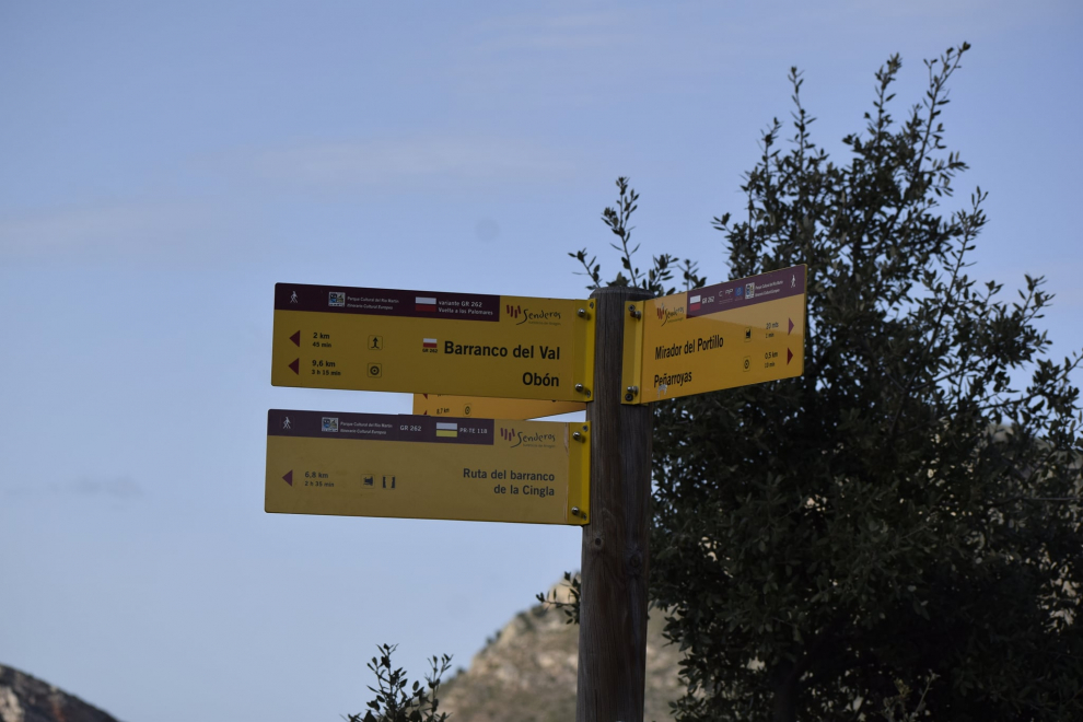 Travesía desde Peñarroyas hasta Obón (Teruel)