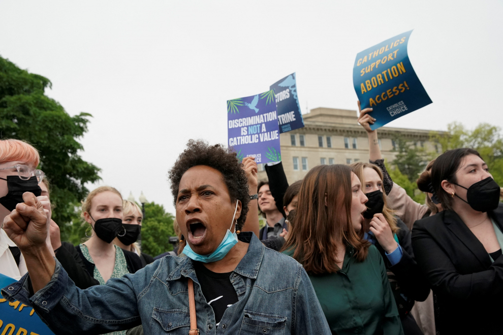 Protestas en Washington a favor y en contra del aborto en Estados Unidos