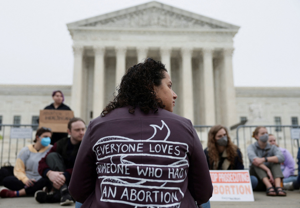 Protestas en Washington a favor y en contra del aborto en Estados Unidos