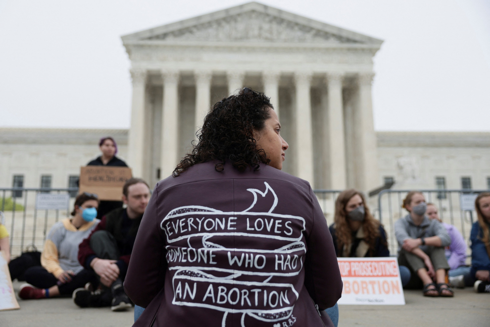 Protestas en Washington a favor y en contra del aborto en Estados Unidos