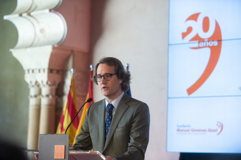 Acto en las Cortes de Aragón por el 20 aniversario de la Fundación Manuel Giménez Abad