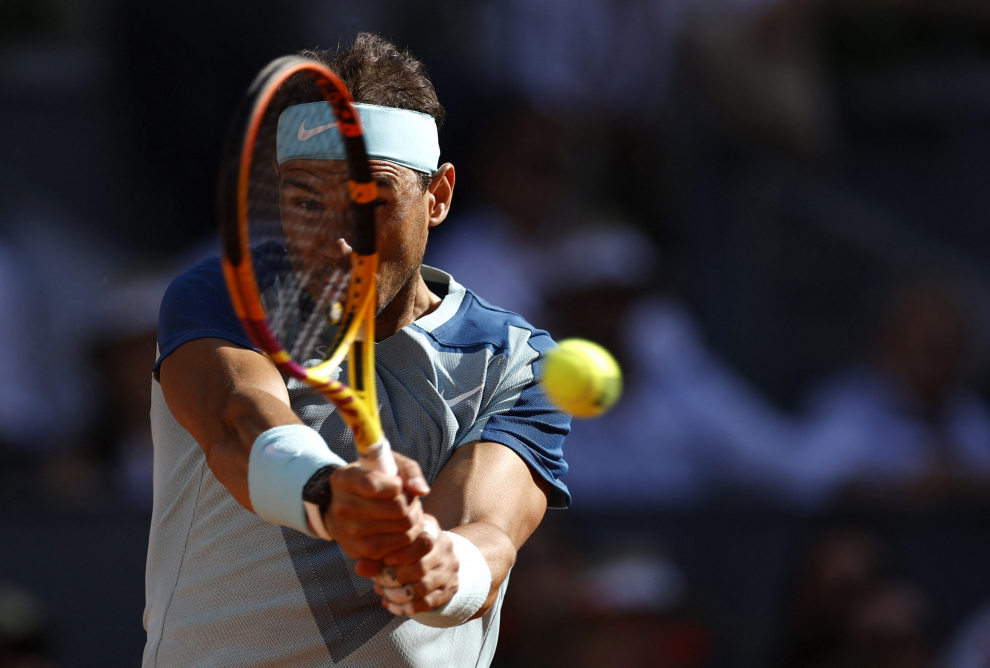 Fotos del partido de tenis entre Nadal y Alcaraz en el Madrid Open Fotos del partido de tenis entre Nadal y Alcaraz en el Madrid Open
