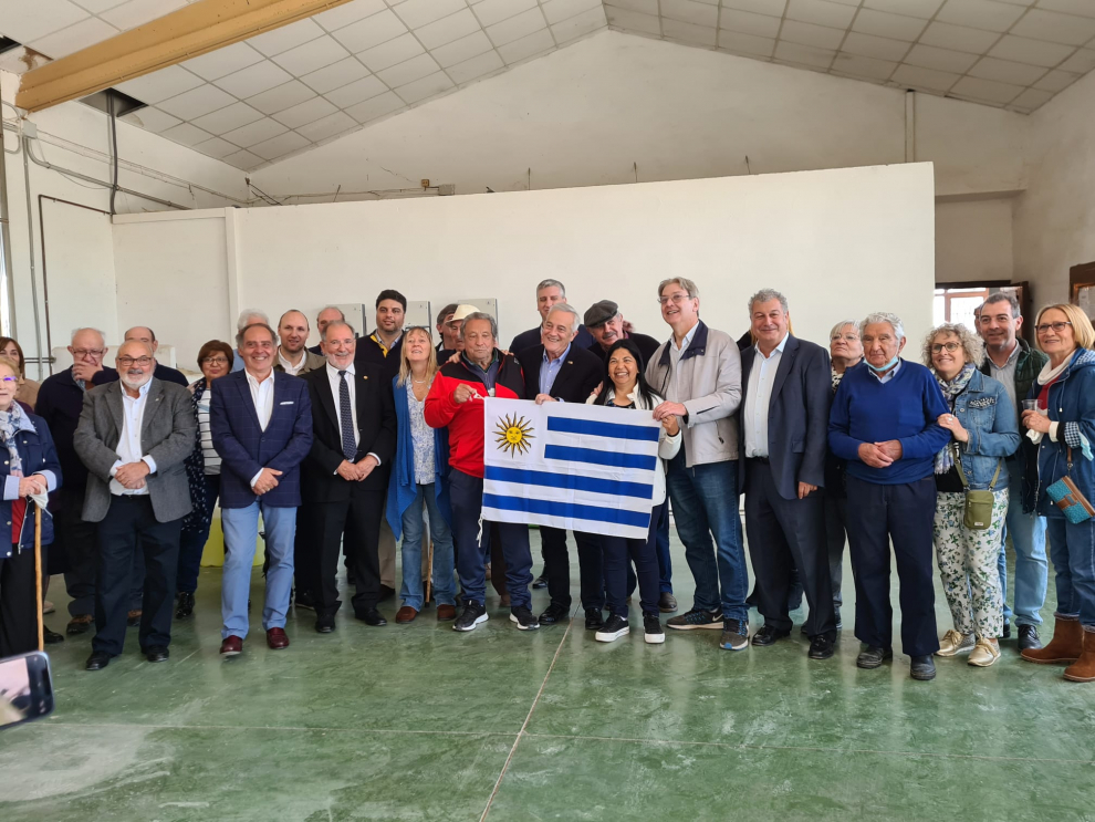 La Puebla de Albortón presume de sus lazos con Uruguay
