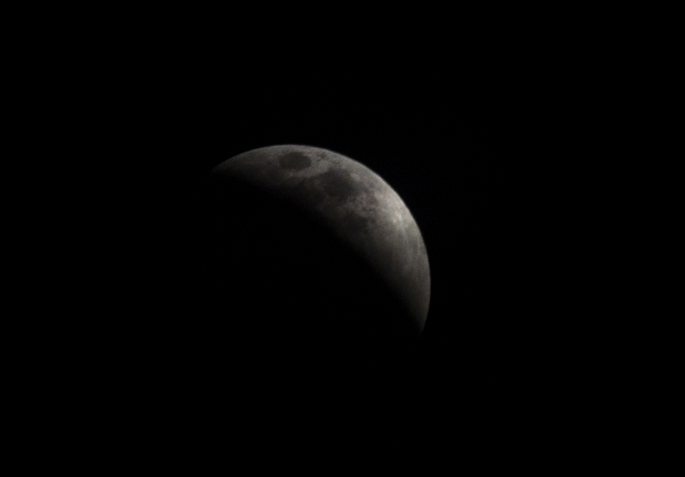 Eclipse de luna en Managua