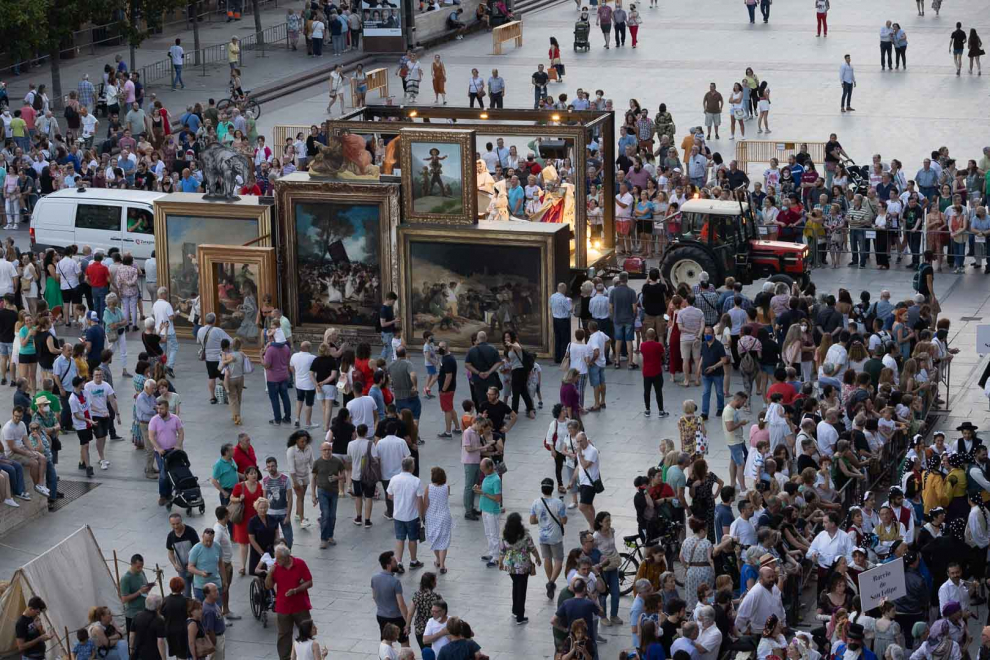 Arrancan las fiestas goyescas de Zaragoza