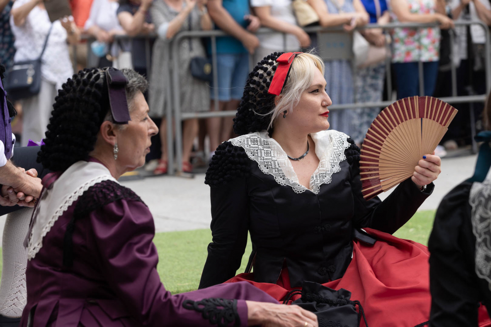 Imágenes de las Fiestas Goyescas en su tercer y último día en la plaza del Pilar