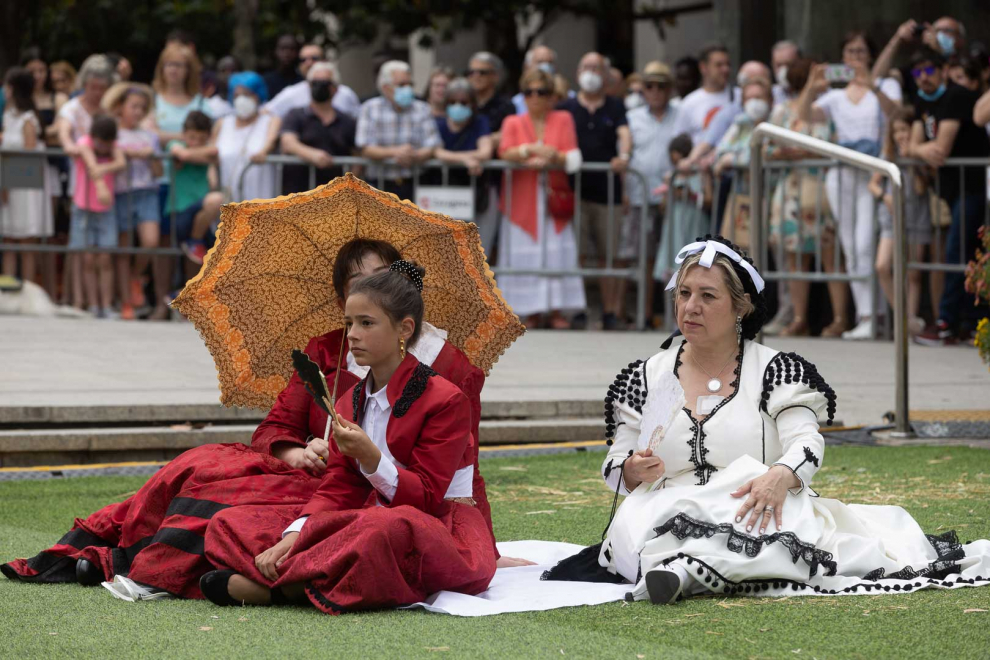 Imágenes de las Fiestas Goyescas en su tercer y último día en la plaza del Pilar