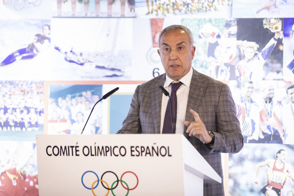 Rueda de prensa de Alejandro Blanco, presidente del Comité Olímpico Español (COE)