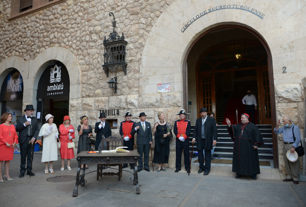 Celebración por el centenario del edificio del casino de Teruel.