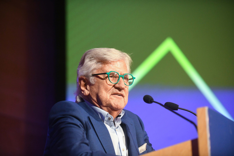 Foto de la primera edición de los Premios Valores de la Cadena Cope, en la sala Luis Galve del Auditorio de Zaragoza