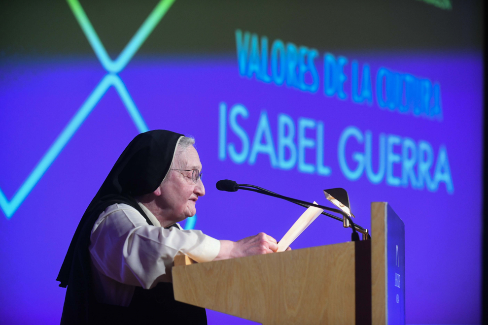 Foto de la primera edición de los Premios Valores de la Cadena Cope, en la sala Luis Galve del Auditorio de Zaragoza