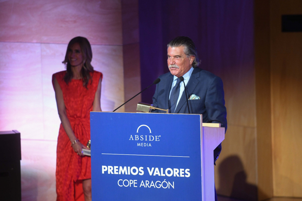 Foto de la primera edición de los Premios Valores de la Cadena Cope, en la sala Luis Galve del Auditorio de Zaragoza