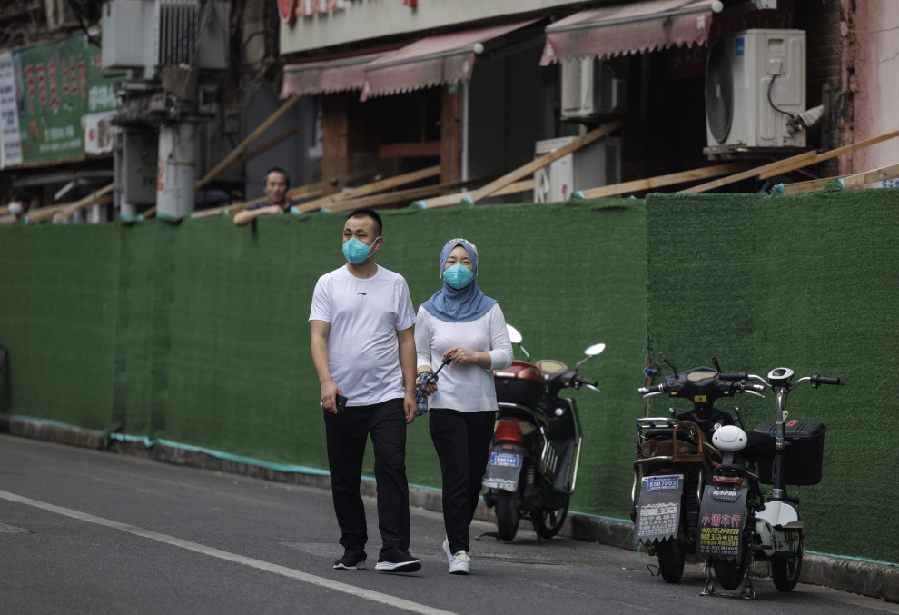 Shanghái levanta las restricciones después de dos meses de cuarentena por la covid CHINA PANDEMIC CORONAVIRUS COVID19