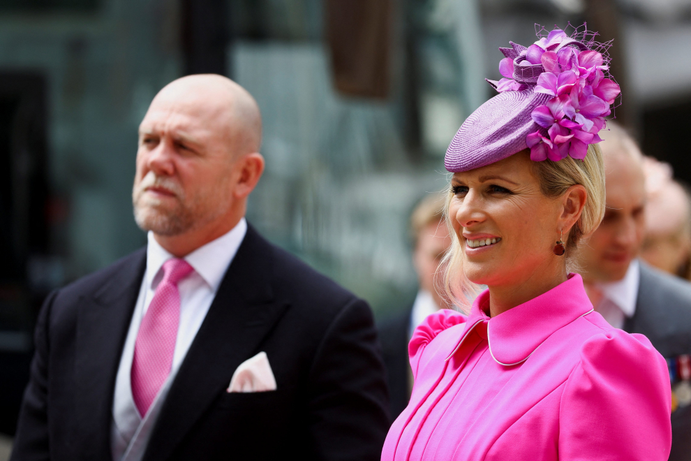 Britain's Prince Harry and his wife Meghan, Duchess of Sussex, leave after the National Service of Thanksgiving held at St Paul's Cathedral as part of celebrations marking the Platinum Jubilee of Britain's Queen Elizabeth, in London, Britain, June 3, 2022. REUTERS/Dylan Martinez BRITAIN-ROYALS/PLATINUM-JUBILEE