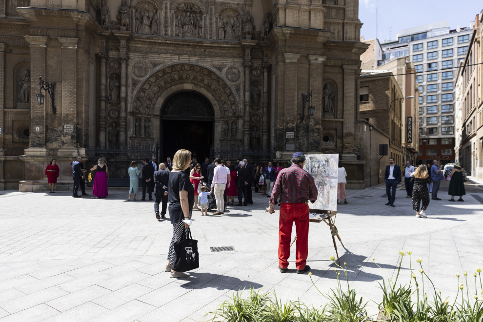 Concurso de pintura rápida al aire libre en Santa Engracia