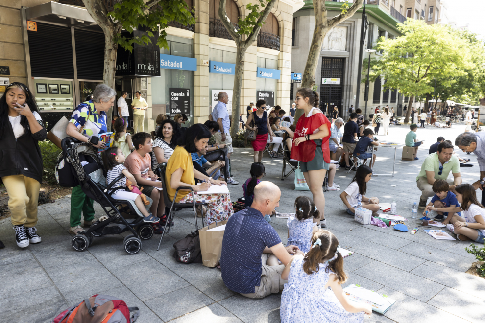 Concurso de pintura rápida al aire libre en Santa Engracia