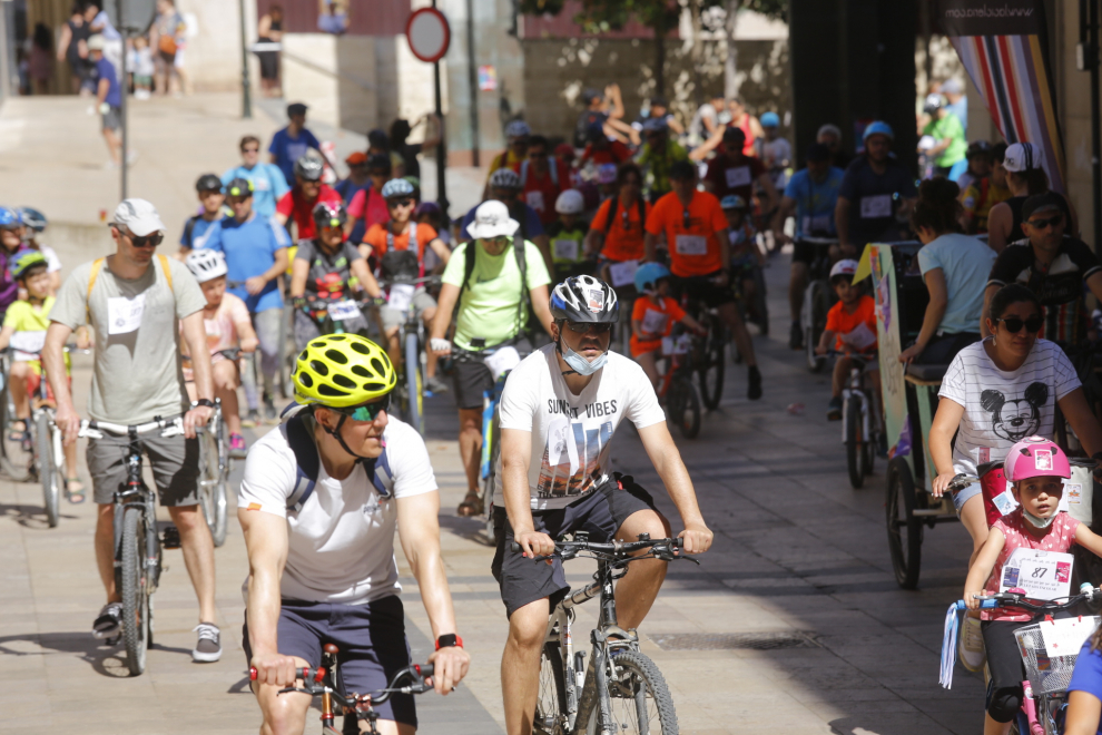 XV Bicicletada Escolar en Zaragoza.