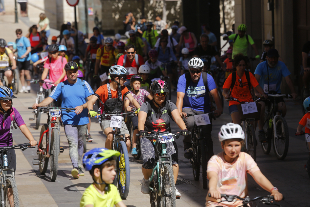 XV Bicicletada Escolar en Zaragoza.