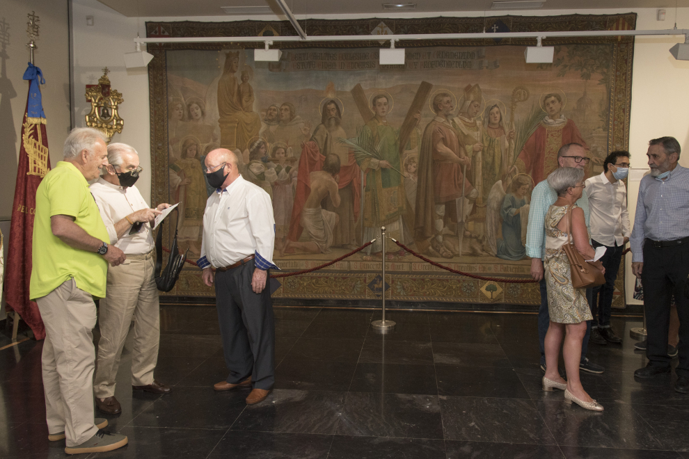 Inaugurada en Huesca la exposición 'San Lorenzo, una devoción que atraviesa el tiempo'