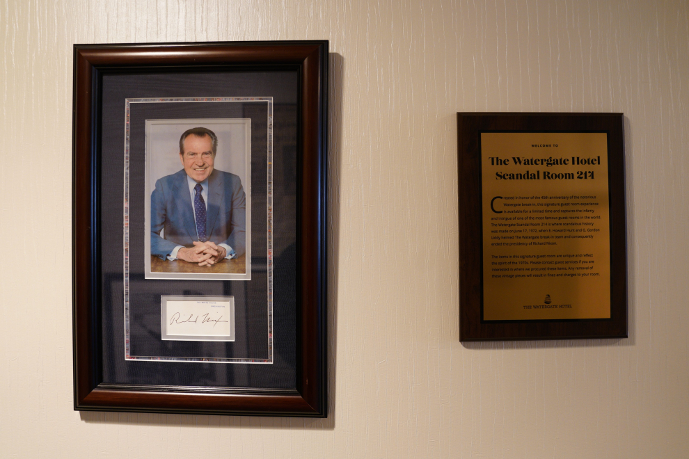 'Scandal Room' dormir donde se fraguó el Watergate
